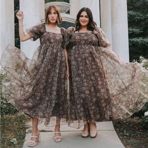One Loved Babe - Mocha Meadow Dress
